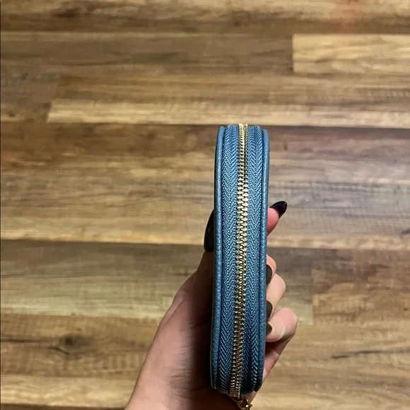 Anne Klein Navy Wallet with Gold Details - Picture 5 of 9